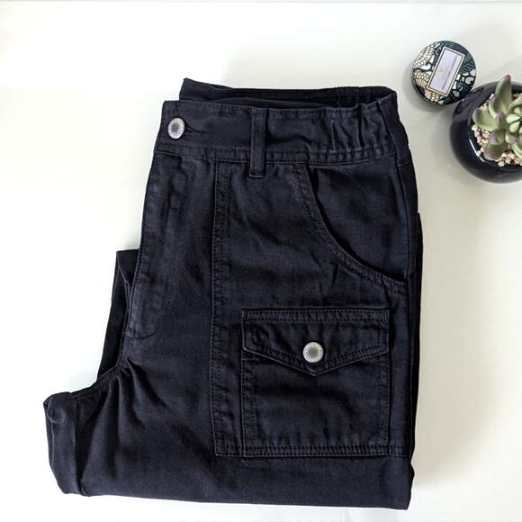 Brandy Melville Denim - J. Galt Snap Button Straight Jeans